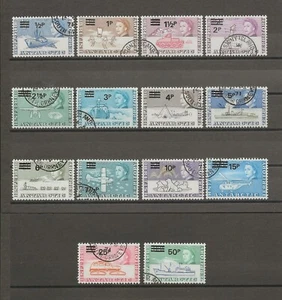 BRITISH ANTARCTIC TERRITORY 1971 SG 24/37 USED - Picture 1 of 1