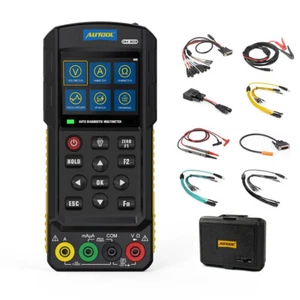 Digital LCD KFZ Multimeter Messgerät Oszilloskop AC DC Voltmeter Injektor Tester - Bild 1 von 18