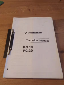 Commodore PC 10 PC 20 Technical Manual Technische Anleitung - Afbeelding 1 van 4