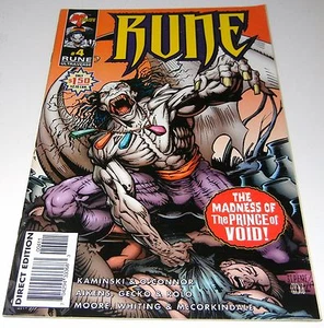 MALIBU COMICS ULTRAVERSE RUNE "THE MADNESS OF THE PRINCE OF VOID!" #4 (UNREAD) - Picture 1 of 4
