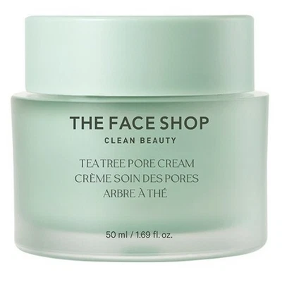 Crema para verter árbol de té The Face Shop Clean Beauty, 50 ml - Nueva en caja Foto 1 de 4