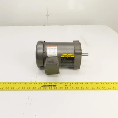 Baldor VM3542 .75HP AC Electric Motor 1725RPM 208-230/460V 3PH 56C Frame Tested - Image 1 of 4