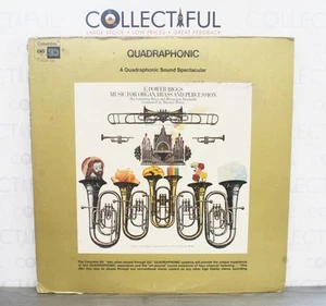 E. POWER BIGGS - MUSIC FOR ORGAN, BRASS & PERCUSSION - QUADROPHONIC *EX-* LP🔥 - Picture 1 of 2