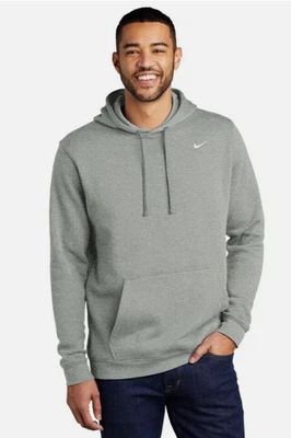 Sudadera con capucha pulóver Nike Sportswear Club para hombre CJ1611-063 gris talla 2XL Foto 1 de 4