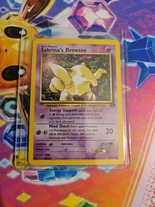 Sabrina's Drowzee 95/132✨EXCELLENT✨Gym Challenge Pokemon Card TCG - Picture 1 of 2