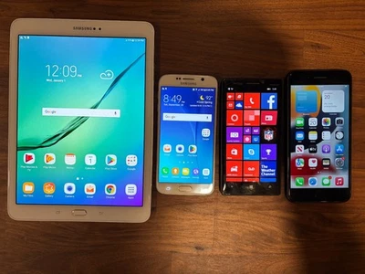 Lote de Tablet Samsung Galaxy S2 e Vários Celulares - Samsung/Microsoft/iPhone - Imagem 1 de 4