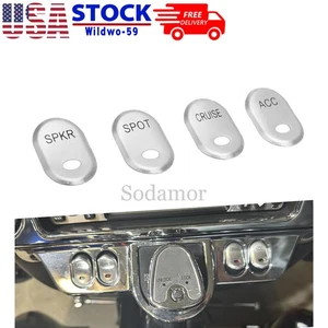 For Harley Electra Glide Ultra Classic FLHTCU Brushed Panel Switch Cover 96-13 - Imagen 1 de 15