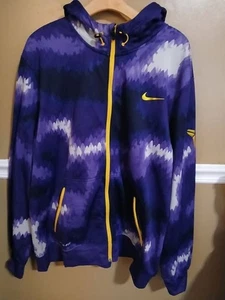 Nike Kobe Bryant Mamba lila Schlangenleder Full Zip Hoodie Sweatshirt Herren XXL - Bild 1 von 5