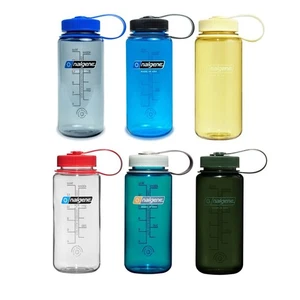NALGENE WIDE MOUTH SUSTAIN WATER BOTTLE BPA & BPS FREE 0.5L (16oz) MADE IN USA - Picture 1 of 39