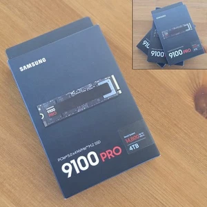 New 4TB Samsung 9100 PRO M.2 NVMe PCIe 5.0 SSD Solid State Drive MZ-VAP4T0 - Afbeelding 1 van 2