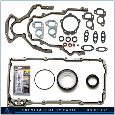 Juego de juntas inferiores para Cadillac CTS 2006 2007 6,0 L V8 OHV VIN. Código "H N U" Foto 1 de 4