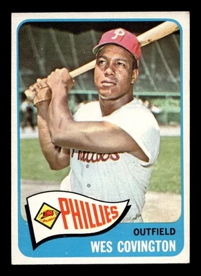 1965 Topps #583 Wes Covington - SP - Image 1 of 2