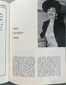 Rara, 1957, orig. Programma Festival di Atene Vintage, Maria Callas, Opera, Grecia - Foto 1 di 10