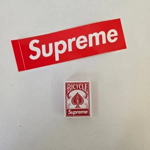 Brandneu Supreme Bicycle Mini Spielkarten FW21 KOSTENLOSER VERSAND - Bild 1 von 5