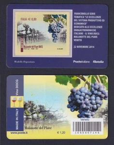 Card Philatelic Il Wine: Malanotte Del Piave Venetian 2014 - Picture 1 of 1