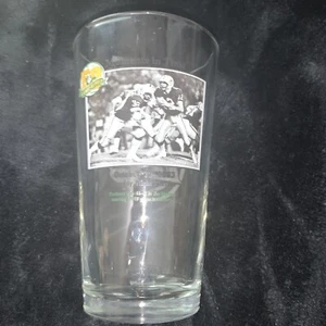 Green Bay Packers Miller Lite Pint Beer Glass Lambeau 50th 1983 Moments in Time - Picture 1 of 2