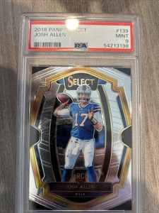 2018 Panini Select - Premier Level Silver Prizm #139 Josh Allen (RC)