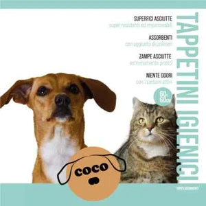 500 TRAVERSE ASSORBENTI PER CANI 60x60cm CUCCIOLI POLIMERI CANE - Foto 1 di 4