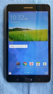 Samsung Galaxy Tab 4 T237P, 16gb, Sprint, clean ESN, broken glass, good lcd  T16 - Picture 1 of 4
