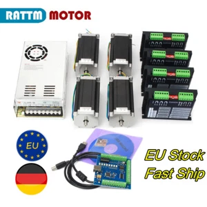 〖EU〗4 Achsen USB Mach3 CNC Kit Nema23 Stepper motor CW5045 Driver Controller Set - Bild 1 von 14