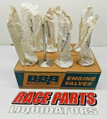 NEW 2.188 x 11/32 x SQ x 5.300 x 220 tip D STAINLESS VALVES 409 CHEVY 042419-1 - Image 1 of 4