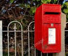 Photo 6x4 Letter box, Holywood Holywood/J4178 Post-mounted EIIR letter b c2011