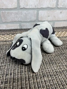 10" VINTAGE POUND PUPPY GRAY PLUSH STUFFED ANIMAL HOUND DOG TOY NO TAG - Picture 1 of 4