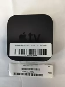 Apple TV 3ª Generación 2012 8 GB A1469 - Negro (MD199LL/A) | Grado: A (Renovar) - Imagen 1 de 2