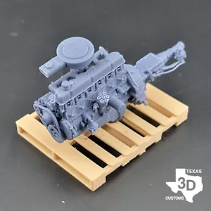 Stock Ford 300 Inline 6 model engine resin 3D printed 1:24-1:8 scale - Picture 1 of 3