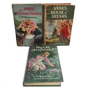 3x Books L.M. Montgomery HC Vintage Anne of Green Gables 1953 House Of Dreams - Bild 1 von 11