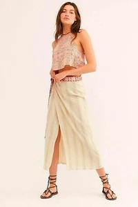 NEU FREE PEOPLE Damen Wickel Rot Beige Rot Bedrucktes 2-teiliges Top - Bild 1 von 5