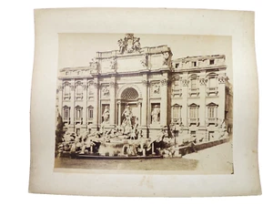 Photo albuminée vers 1860.  Rome, Fontaine Italie) - Picture 1 of 2
