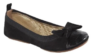 Yosi Samra Black Bow  Ballet Flat  - Picture 1 of 2