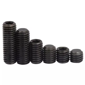 M3 M4 M5 Flat Point Grub Screws High Tensile 12.9 Socket Set Screw - Picture 1 of 5