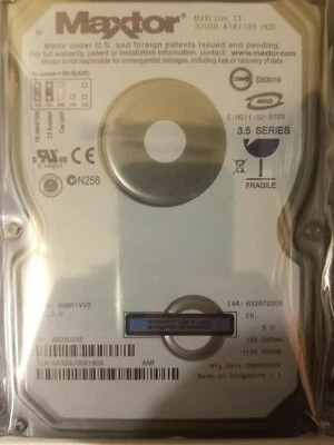 Maxtor 5A320J00816D3 AAB 320GB ATA 3.5" HD RAM51VV0 NGDD FA08A D4FAB PCB 3015931 - Image 1 of 4