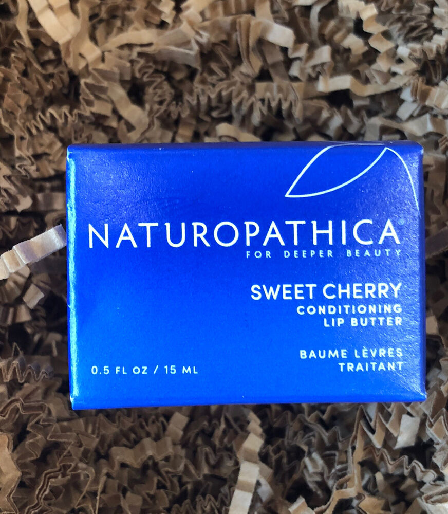 Naturopathica Sweet Cherry Conditioning Lip Butter 0.5 oz new in box