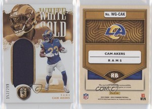2022 Panini Gold Standard White Gold /299 Cam Akers #WG-CAK