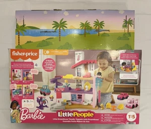 2023 Fisher Price Little People Barbie Dreamhouse New Opened Box Missing Items - Picture 1 of 10