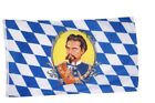 Deutschland Bayern König Ludwig Hissflagge bayerische Fahnen Flaggen 60x90cm