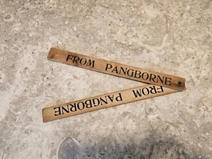 Vintage Ruler Yardstick New Jersey Fishing Laws Regulations 1962 FROM PANGBORNE - Picture 1 of 6