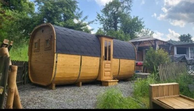 Quadro Garten Sauna, Top Qualität, alles inkl. Mit Holzofen oder Elektro - Bild 1 von 4