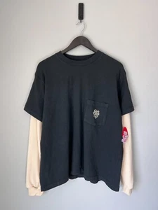 Cherry LA x Girls Don't Cry Boxy Pocket Thermal Long Sleeve Tee - Size XL - NEW - Picture 1 of 9