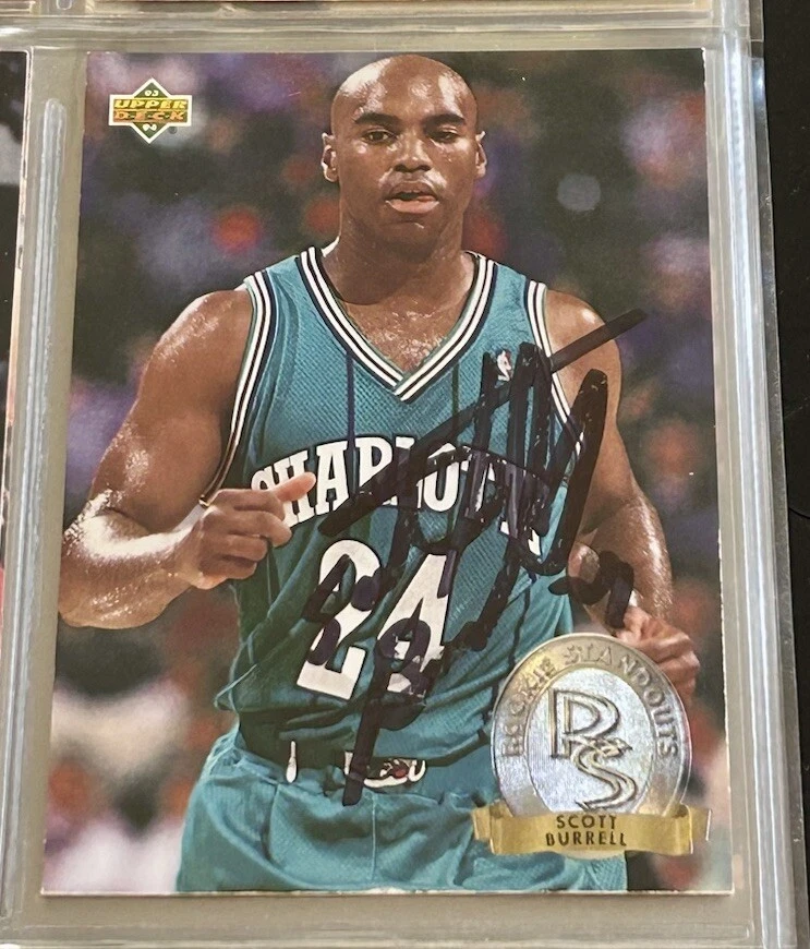 Scott Burrell 1993-1994 Upper Deck Rookie Standouts Signed Autograph AUTO RC TTM