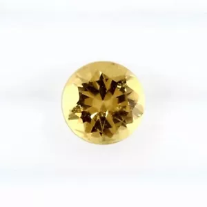 GOLDEN BERYL 7 MM ROUND CUT OUTSTANDING COLOR F-4001 - Picture 1 of 1