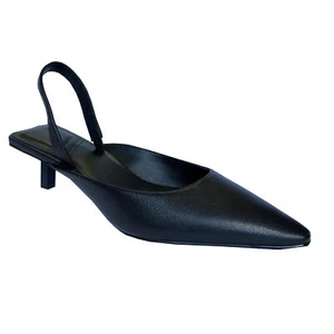 What For Damen Schuhe Stilettos Pumps Echtleder Schwarz Gr. EUR 38 NEU - Bild 1 von 4