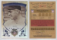 2014 Panini Hall of Fame Blue Shield Blue /25 Tris Speaker #6 HOF Shield