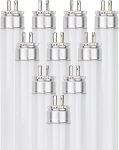 10Pack T5 Linear Fluorescent Lamp, Replacement Light Bulb, 6W, 6500K, G5 - Picture 1 of 1