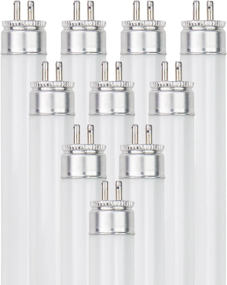 10Pack T5 Linear Fluorescent Lamp, Replacement Light Bulb, 6W, 6500K, G5 - Image 1 of 1