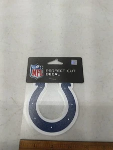 Indianapolis Colts NFL 4"x4" FARBE GESTANZTER AUFKLEBER NEU WINCRAFT - Bild 1 von 2