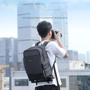 Outdoor Portable Camera Dual Shoulders Backpack Laptop Camera PTZ Stabilizer Bag - Picture 1 of 11